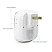 Tektalk Portable Wireless Door Bell Chime and Push Button with 36 Chimes & 4 Volume Levels—White 1 Remote Button and 2 Plug-in Receivers with LED Indicator