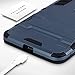 Lumia 650 Case - Terrapin Microsoft Lumia 650 Cover - Full Body Shock Resistant Armor Case - High-Tech Look - Dual Layer - Kickstand - Dark Blue