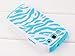 Pandamimi Light Blue White Zebra Combo Hard Soft High Impact Samaung Galaxy s3 i9300 Armor Case Skin Gel with free screen protector and stylus