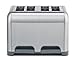 Kenmore 40605 4-Slice Toaster with Dual Controls in Stainless Steel