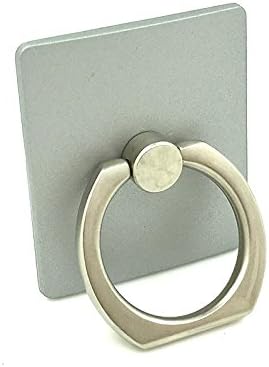 Kickstand Ring Holder - Safe &amp; Secure Grip for Any Smart Device - (Silver)