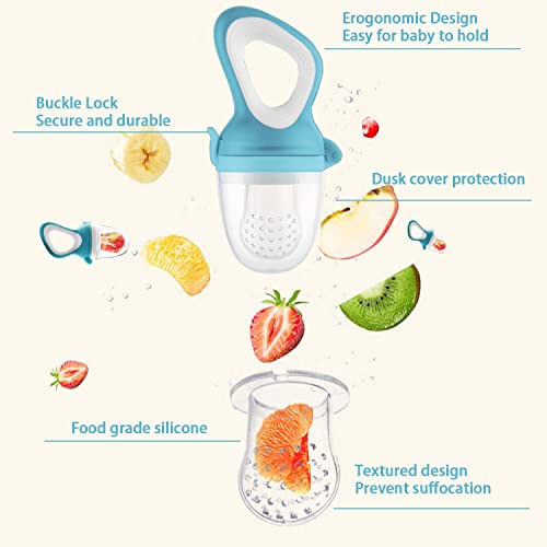 Baby Fruit FeederWeaning Dummy 3Pcs Baby Fruit Feeder Pacifier Fruit