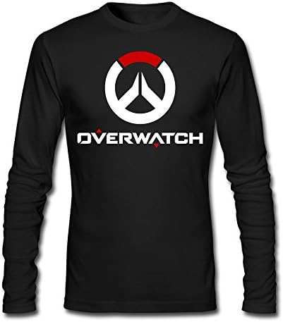 Men's Overwatch OW Logo Long Sleeve T-shirt Black L