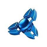 Hot Sale! AMA(TM) Hands Spinner Tri-Spinner Fidgets Fingertip Bearing Toy EDC Focus Gyro Toy (Blue)