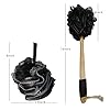 Loofah-Sponge-Bath-Body-Brush-Back-Scrubber-with-Long-Wooden-Handle-Handheld-Luffa-Pouf-on-a-Stick-for-Body-Perfect-for-Exfoliating-Detox-Cellulite-Blood-Circulation Loofah Sponge Bath Body Brush Back Scrubber with Long Wooden Handle, Handheld Luffa Pouf on a Stick for Body, Bath…