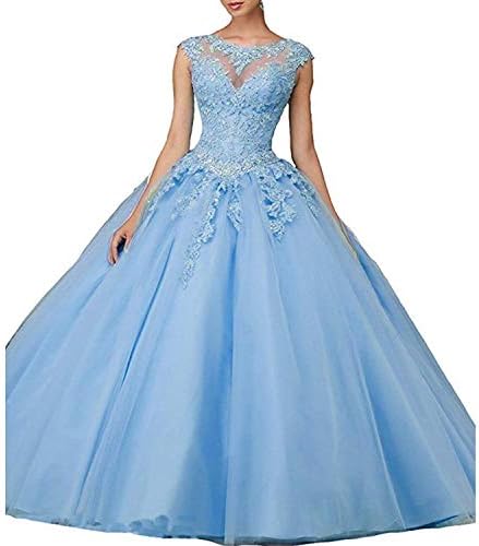 CharmingBridal Ball Gown Quinceanera Dresses Sweet 16 Prom Dresses for Teens