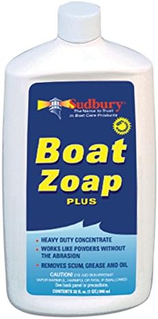 SudburyBoat Zoap Plus, Boat Cleaner Soap, Multi-Purpose Boat Soap, Essential Boat Accessories, 32 oz.