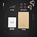 JH-LI HiFi in-Ear Stereo Headphones with Dual Drivers Earbuds High-Fidelity Audio and Deep Bass Wired Earphones with Mic for Hands-Free Calling, 3 Set of Silicone Ear Cap, Black 3.5mm Jack