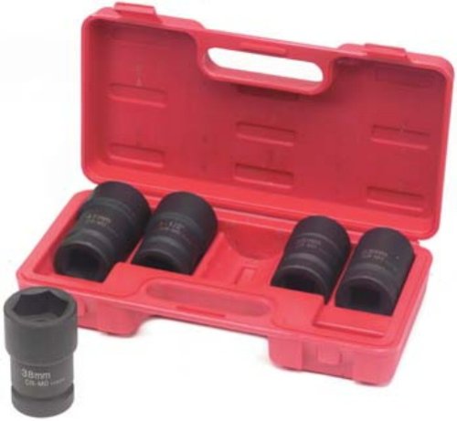 Advanced Tool Design Model ATD-8624 1" Drive 5-Piece Budd Wheel Socket Set