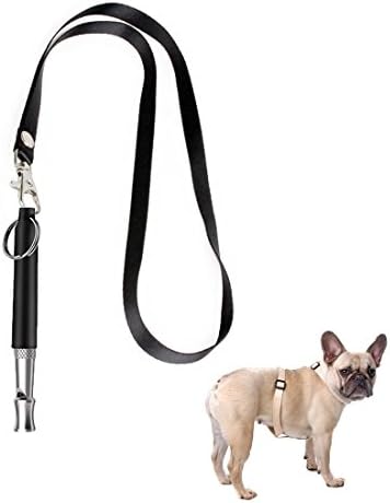 Amabana Dog Whistle to Stop Barking, Adjustable Pitch Ultrasonic Training Tool Silent Bark Control for Dog