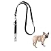 Amabana Dog Whistle to Stop Barking, Adjustable Pitch Ultrasonic Training Tool Silent Bark Control for Dog(1 Pack)