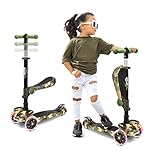 Hurtle 9 Wheeled Scooter for Kids - Stand & Cruise