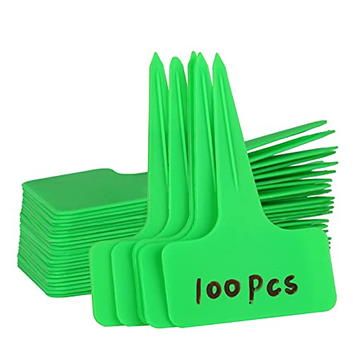 VTECHOLOGY 100Pcs Plant Labels T-Type Tags Plant Sign Tags ...