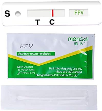 haixclvyE Test Paper Feline Cat Home Health Detection for Distemper Parvovirus Virus FPV, Pet Cats Health