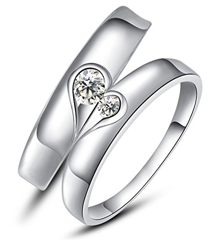 Buy Rm Jewellers Cz 92 5 Sterling Silver American Diamond Heart