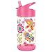 Stephen Joseph, Kids Flip Top Water Bottle, 10 oz Tritan BPA Free, Water Bottle for Girls & Boys, Back to School Flip Top Bottle, BUTTERFLY