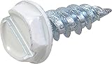 Fas-Pak 9495 7 x 1/2-Inch Gutter and Stovepipe Assembly/Repair Screw, White