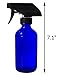 Cobalt Blue Glass 15 Piece Starter Set Kit - Includes 1 -16 oz Trigger Sprayer Bottle, 1 -8 oz Trigger Spray Bottle, 1 -8 oz Lotion Pump Bottle, 2 -4 oz Fine Mist Spray Bottles, 2 -2 oz Fine Mist Spray Bottles, 1 -2 oz Treatment Pump Bottle, 1 -2 oz Dropper Bottle, and 6 -10 ml Roll On Bottles + Labels