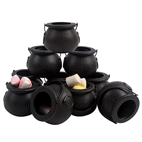 24 Pcs Halloween Mini Witch Hats And Brooms Table...