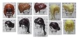 LEGO City Bulk Lot of Female/Girl Minifigure Hairs, Quantity 10 Different