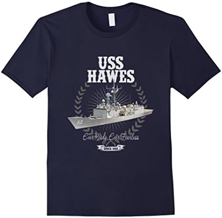Mens USS Hawes (FFG-53) T-shirt 2XL Navy