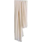 Harewom Lightweight Gauze Linen Feeling Shawl Wraps for Women Beach Summer Scarf for Evening Wedding Dresses