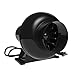 Growneer 4 Inch 195 CFM Inline Duct Fan, HVAC Mixed Flow Energy Efficient Blower, Vent Ventilation Fan Air Circulation for Indoor Grow Rooms