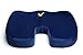 CNXUS Coccyx Orthopedic Memory Foam Seat Cushion, Chair Cushion with Non-Slip Removable Cover for Back Pain Tailbone and Sciatica Pain Relief for Home, Office and Car (Blue)