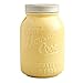 Mason Jar Cookie Jar Ceramic and Airtight - Yellow