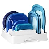 YouCopia 50083 Storalid Food Container Lid Organizer, Medium, White