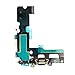 Afeax OEM Original Charging Port USB Dock Flex Cable with Microphone and Replacement for iPhone 7 Plus 5.5 Inches (Black)