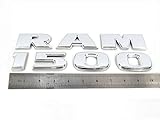 Yoaoo® GENUNE Chrome Dodge RAM 1500 Emblem Badge 3D Emblem Decals Nameplate Flat Letter Glossy OEM