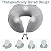 Memory Foam Travel Pillow - Airplane Neck Pillow with Phone Pocket, Washable Cover, Ear Plugs and Eye Mask for Superior Comfort by The Comfort Brand  