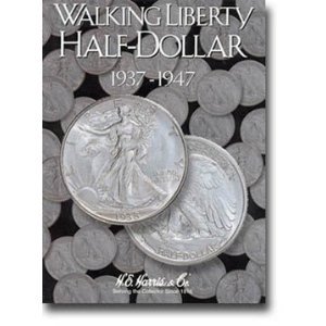 Harris Liberty Walking Half Dollars #2 Folder 1937-1947 #2694 by H.E. Harris