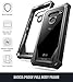 Poetic Guardian Series Case Designed for LG V50 /LG V50 ThinQ 5G (2019), Full-Body Hybrid Shockproof Bumper Clear Cover Case, Built-in-Screen Protector, Black/Clear