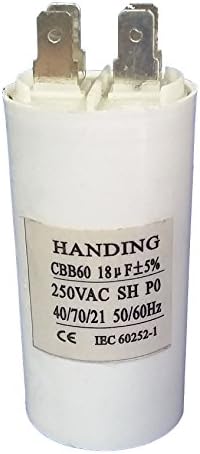 Capacitor CBB60-A218 18uf 250VAC