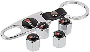 Katheriney 4PCS Audi Car Tire Wheel Valve Stem Caps Fit For Audi S-line Sport (Fits: Audi)