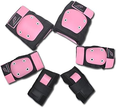 Protective Gear CJC (Knee Elbow Gauntlets) Movement Skateboard Roller Skates BMX Bicycle Child 6 Pieces/sets (Color : 2, Size : XS)