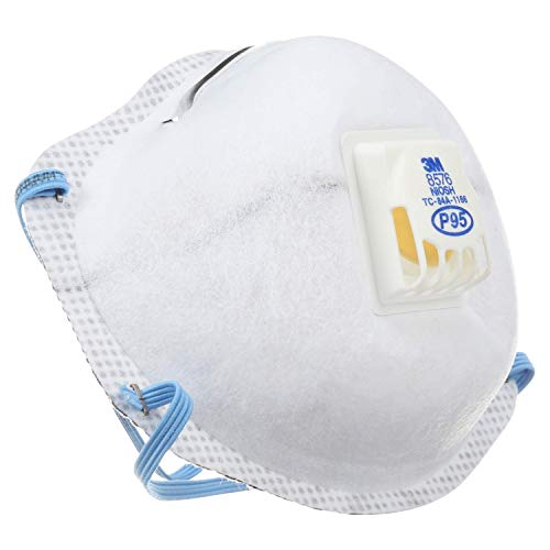 3M Particulate Respirator 8576, P95, with Nuisance Level Acid Gas Relief (Pack of 10)