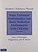 Student Solutions Manual for Basic Technical Mathematics with Calculus