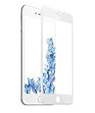 JSGJMY iphone7 Screen Protector Glass 3D Curve Full Coverage 9H Hardness (4.7 inch,White)