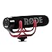 RØDE VideoMic GO + CAM CADDIE Scorpion JR (RED) - Compact On Camera Microphone with Ryocote Lyre Shock Mount + Hand Held Stabilizer Grip