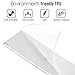 May Chen Case for iPad Pro 12.9 2017 2015 Release,Premium Soft Skin Transparent TPU Rubber Back Cover COMPATIBLE with Apple Smart Keyboard and Smart Cover for iPad Pro 12.9 inch,Crystal Clear
