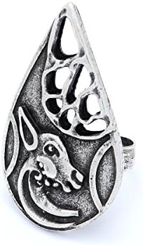 Scythian deer ring FREE SHIPPING adjustable