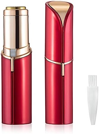 Portable Women Painless Hair Remover Light Facial Hair Shaver Electric Hair Removal Device (Red)
