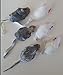 Real Rabbit Fur Mice Cat Toys 12-Pack