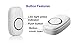 SadoTech Wireless Passive Infrared Motion Sensor Doorbell with Remote Transmitter Button, Long Reset Delay (30 sec), 25-feet Sensor Range with 50+ Chimes