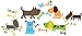 Wall Pops WPK0614 Puppy Love Wall Decals