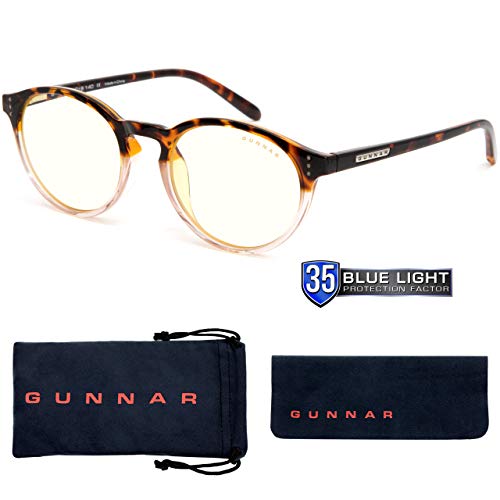 Gaming Glasses | Blue Light Blocking Glasses | Attache/Tortoise/Rose Fade by Gunnar  | 35% Blue Light Protection, 100% UV Light, Anti-Reflective To Protect & Reduce Eye Strain & Dryness