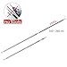Tatkraft Oscar Extendable Telescopic Shower Curtain Tension Rod, Stainless Steel, 55